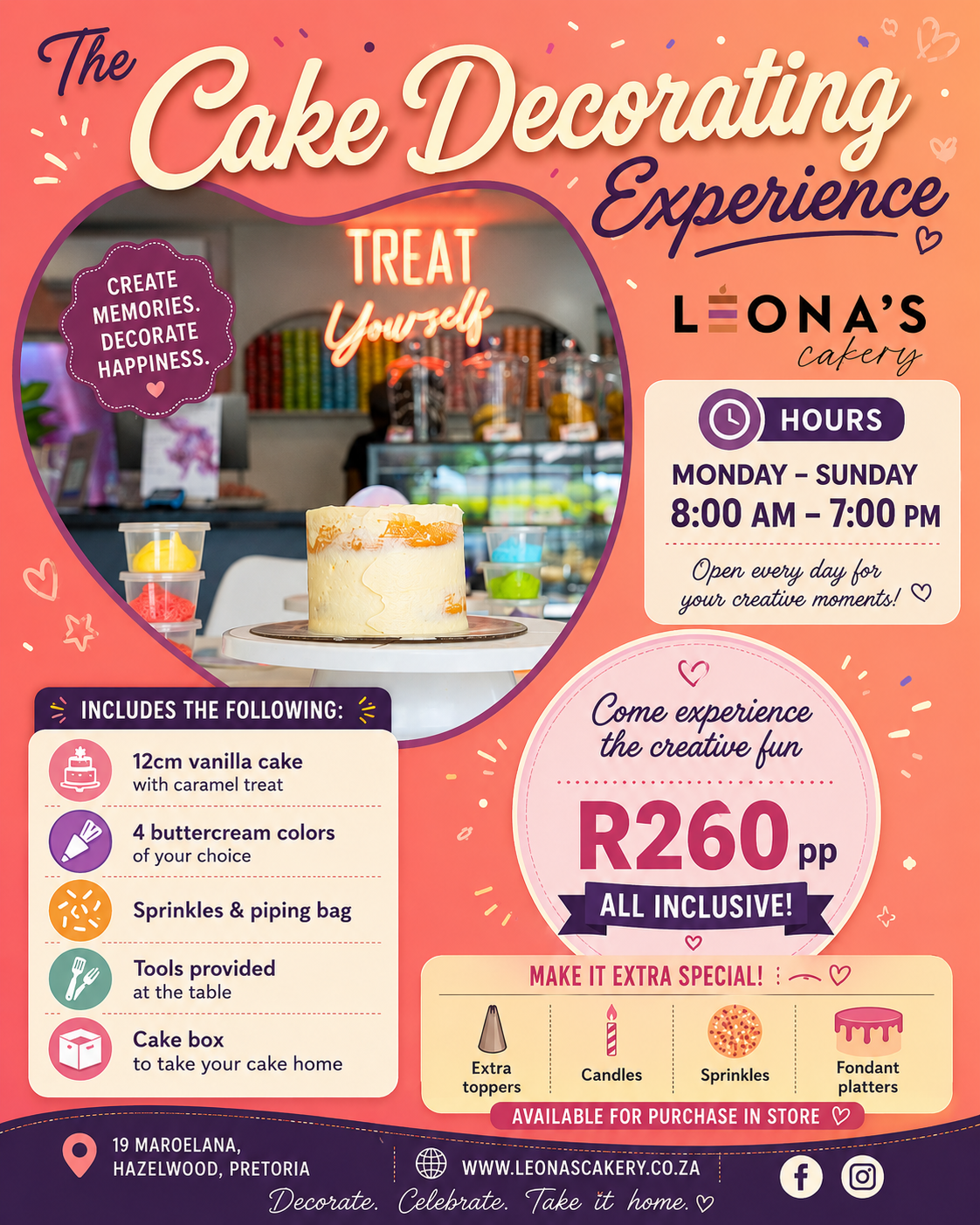 Cake Decor Experience (ON SALE)